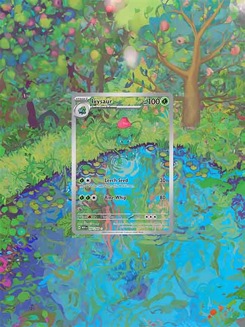 Ilustrace 15x20 série 151 pokémon